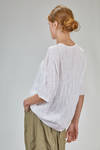 soft hip-legth t-shirt, silk and cotton knit - BOBOUTIC 