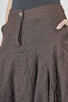 pantalone tipo saharouel ampio in maglia di lana bollita e tinta a mano - CHIAHUNG SU 