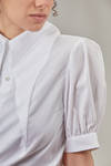 camicia in popeline di cotone con maniche corte - NOIR KEI NINOMIYA 