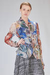 jacket in multicolor silk georgette - RUNDHOLZ 