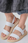 'friar-like' sandal in leather, wood and expanded eva - RAWCLAYS 