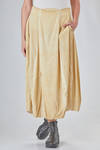 long and soft skirt in stretch silk and elastan georgette garment dyed - RUNDHOLZ DIP 