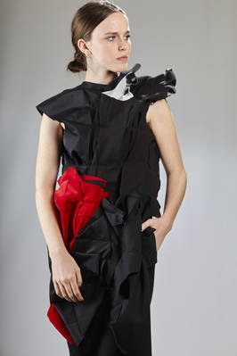 COMME DES GARÇONS - Long Abstract Vest In Origami-Like Crushed Layers ...