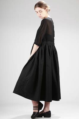 COMME DES GARÇONS - Long And Wide Dress In Polyester Georgette And ...