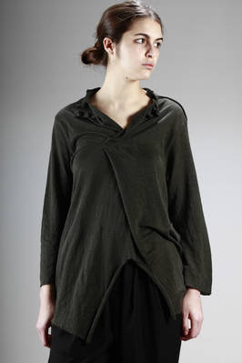 Y'S Yohji Yamamoto - Long And Wide T-Shirt In Cotton Jersey :: Ivo Milan