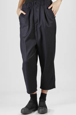 ZUCCA - Wool Flannel, Nylon And Cachemire Wide Leg Trousers :: Ivo Milan