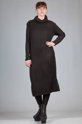 ZUCCA - Calf Length Dress In Wool Tartan, Cotton And Linen With Flowers ...