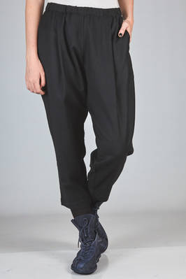 Y'S Yohji Yamamoto - Soft Trousers In Woollen Fleece, Viscose And ...