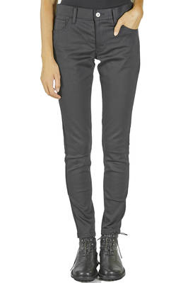 Zucca elegant black trousers with crease for women