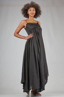 MARC LE BIHAN - Undergarment Looking Dress In Doubled Washed Silk