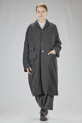 DANIELA GREGIS - Coat In Boiled Alpaca Cloth :: Ivo Milan
