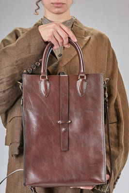 vertical rectangular bag in smooth cowhide leather  - 396