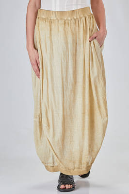 long and wide skirt in light cotton voile  - 398