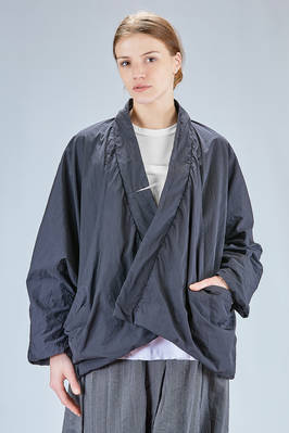 wide jacket in waterproof polyamide taffetas  - 401