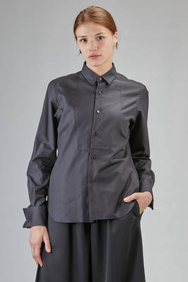 hip-lenght shirt, slim, in cotton poplin  - 381