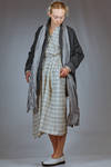 longuette dress in washed cotton canvas - FORME D' EXPRESSION 