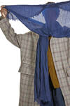 long and wide scarf in cashmere gauze - ALBUM DI FAMIGLIA 