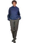 loose knit sweater in alpaca, wool and melange polyamide - FORME D' EXPRESSION 