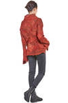 hip-length sweater in nuno-felt and silk organza, merino and mulberry silk - EMANUELA ROVIDA 