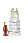 crocheted 'bucket' bag in cotton and linen - DANIELA GREGIS 
