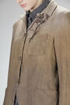 giacca a uomo, lunga e morbida, in sallia di lana lavata e fodera in tela di viscosa - ARCHIVIO J. M. RIBOT 