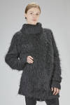 maglia lunga e ampia in maglia a filo lungo di lana e nylon - JUNYA WATANABE 