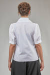 camicia in popeline di cotone con maniche corte - NOIR KEI NINOMIYA 