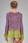 flared sweater in knitted silk - F-CASHMERE by FISSORE 