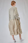 short and wide cardigan in silk jersey - RUNDHOLZ 