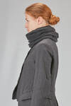 neck warmer in embossed virgin wool jersey - FORME D' EXPRESSION 