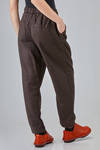 wide trousers in soft hand wool twill - RISA NAKAMURA 