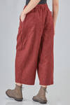 wide trousers in wool shetland - RISA NAKAMURA 