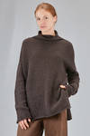 long and wide sweater in merinos wool and cashmere knit - RISA NAKAMURA 