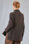 long and wide sweater in merinos wool and cashmere knit - RISA NAKAMURA 