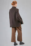 long and wide sweater in merinos wool and cashmere knit - RISA NAKAMURA 