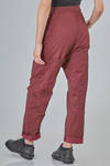 soft trousers in stretch cotton and elastan jersey over-dyed - RUNDHOLZ 