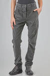 lean trousers in smooth cotton, polyester and elastan velvet - RUNDHOLZ DIP 