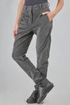 lean trousers in smooth cotton, polyester and elastan velvet - RUNDHOLZ DIP 