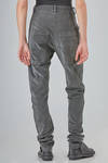 lean trousers in smooth cotton, polyester and elastan velvet - RUNDHOLZ DIP 