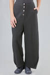 wide trousers in boiled wool and nylon cloth - SOH 