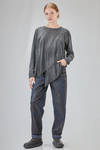 long and asymmetric t-shirt in cotton jersey - HIGH 