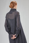 long and wide tunic sweater in gauzed mohair and silk knit - ISABEL BENENATO 