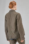 hip-lenght jacket in linen and cotton canvas - YUTA MATSUOKA 