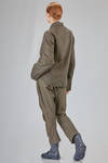 hip-lenght jacket in linen and cotton canvas - YUTA MATSUOKA 