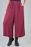 wide trousers in washed polyester georgette - COMME des GARÇONS - COMME des GARÇONS 